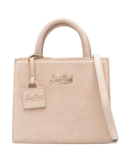 MC2 Saint Barth mini Shop suede tote bag - Neutrals - zdjęcie produktu nr 1
