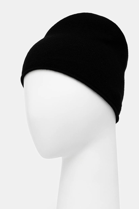 Answear.LAB czapka kaszmirowa kolor czarny - zdjęcie produktu nr 2