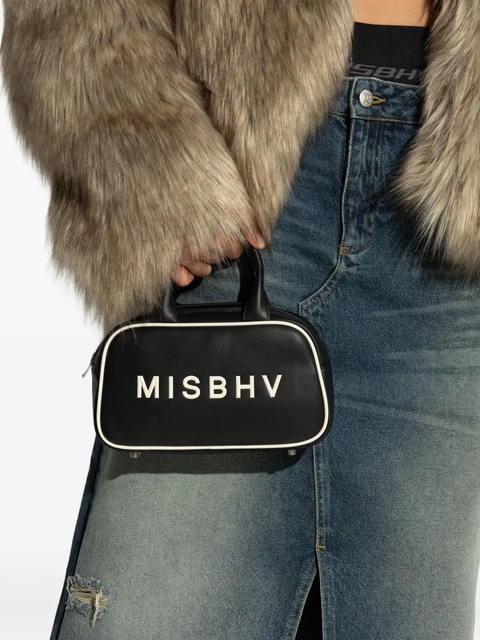 MISBHV logo-plaque top-handle tote bag - Black - zdjęcie produktu nr 2