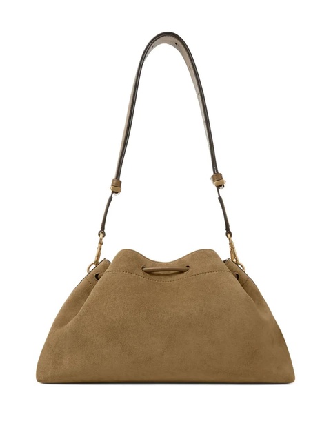 Jimmy Choo Cinch M suede shoulder bag - Green - zdjęcie produktu nr 2