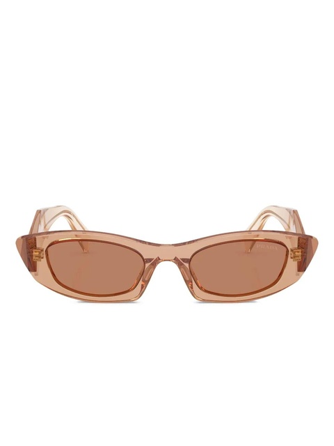 Prada Eyewear oval-frame sunglasses - Orange - zdjęcie produktu nr 1