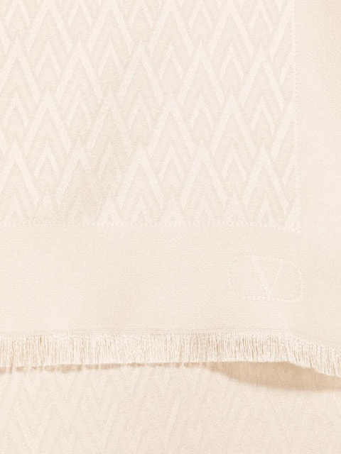 Valentino Garavani Toute La V scarf - Neutrals - zdjęcie produktu nr 2