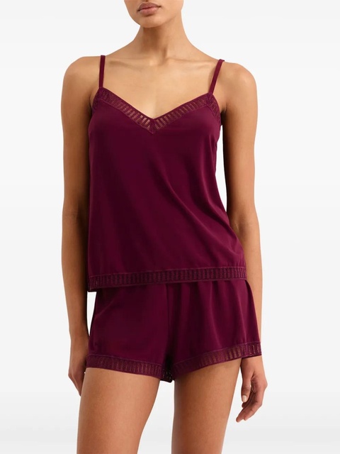 ERES lace-trim shorts - Purple - zdjęcie produktu nr 1