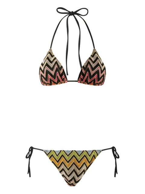 Missoni patterned bikini - Black - zdjęcie produktu nr 1
