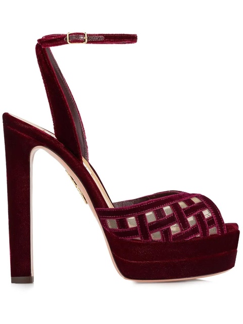 Aquazzura 130mm Romance sandals - Red - zdjęcie produktu nr 1