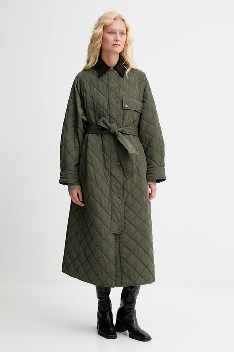 Weekend Max Mara kurtka COCCOLE kolor zielony przejściowa oversize 2525496092600 - zdjęcie produktu nr 1