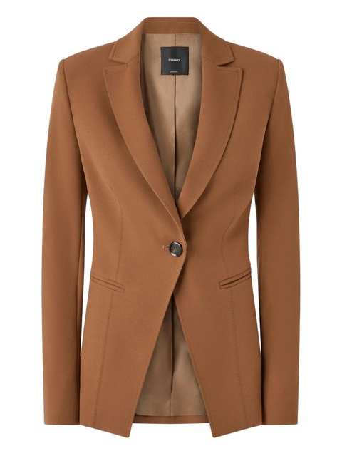 PINKO Granaglie single-breasted jacket - Brown - zdjęcie produktu nr 2