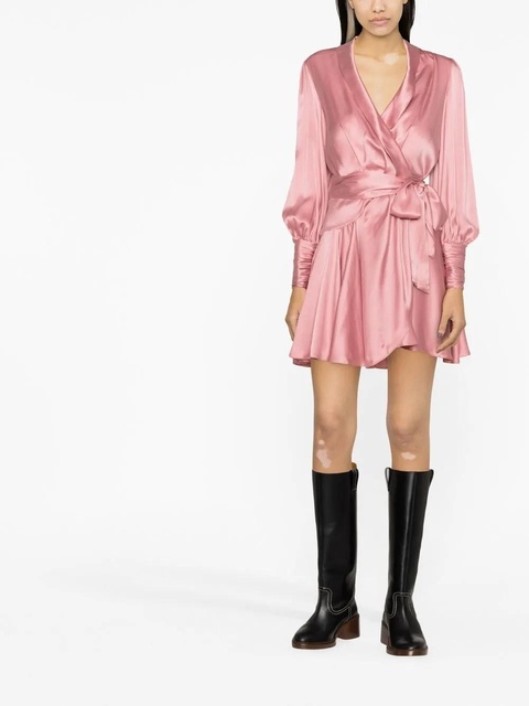 ZIMMERMANN silk wrap minidress - Pink - zdjęcie produktu nr 2