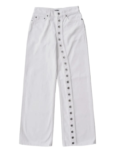 Jean Paul Gaultier buttoned-up jeans - White - zdjęcie produktu nr 2