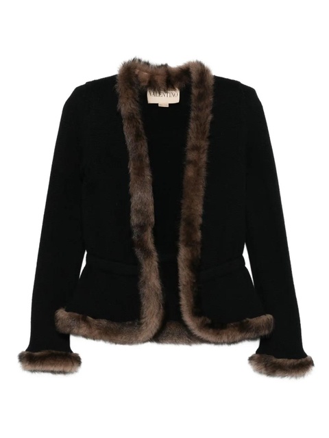 Valentino Garavani V-neck jacket - Black - zdjęcie produktu nr 1