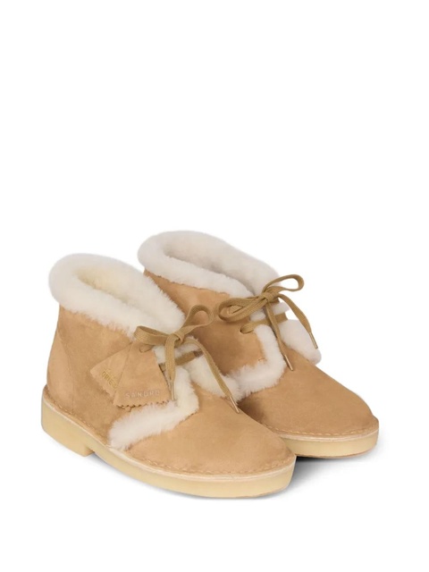 SANDRO x Clarks Originals desert boots cuir - Brown - zdjęcie produktu nr 1