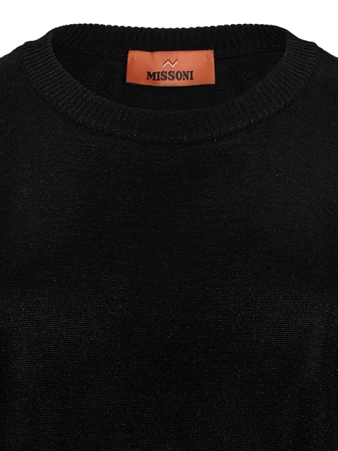 Missoni short-sleeve crew-neck T-shirt - Black - zdjęcie produktu nr 2