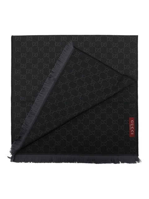 Gucci GG-pattern scarf - Black - zdjęcie produktu nr 2