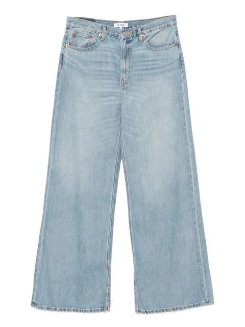 RE/DONE five-pocket design wide-leg jeans - Blue - zdjęcie produktu nr 1