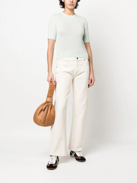 Jil Sander crew-neck wool top - Green - zdjęcie produktu nr 2