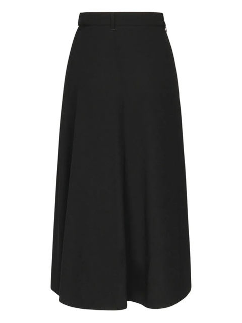 Balenciaga knotted-detail maxi skirt - Black - zdjęcie produktu nr 2