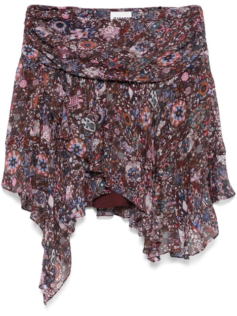 MARANT ÉTOILE Berenicia mini skirt - Red - zdjęcie produktu nr 1