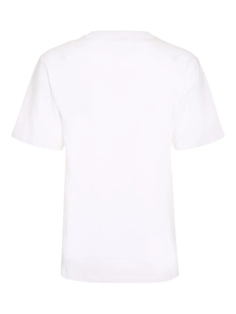 Rabanne logo-detail crew-neck T-shirt - White - zdjęcie produktu nr 2