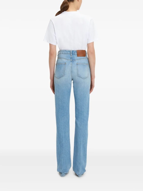 Victoria Beckham Julia high-rise straight leg jeans - Blue - zdjęcie produktu nr 2