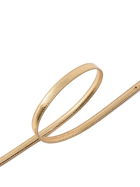 PINKO logo buckle belt - Gold - zdjęcie produktu nr 2