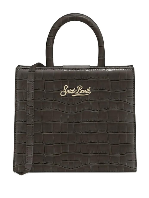 MC2 Saint Barth logo-plaque tote bag - Grey - zdjęcie produktu nr 1