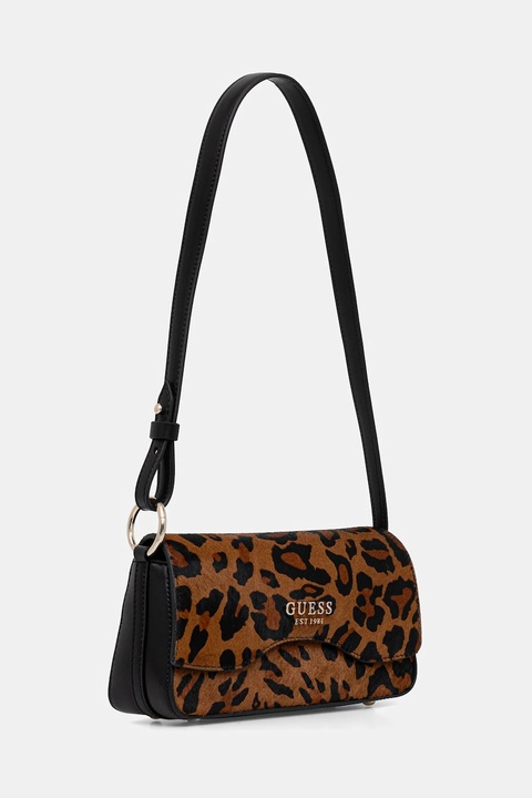 Guess torebka skórzana DOMITILLA kolor brązowy HWLO75 29780 - zdjęcie produktu nr 1