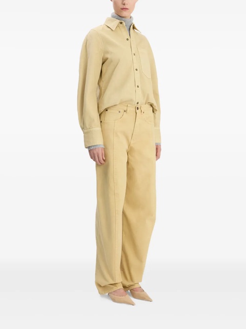 Victoria Beckham curved-leg jeans - Yellow - zdjęcie produktu nr 2