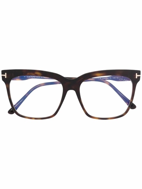 TOM FORD Eyewear wayfarer-frame glasses - Brown - zdjęcie produktu nr 1