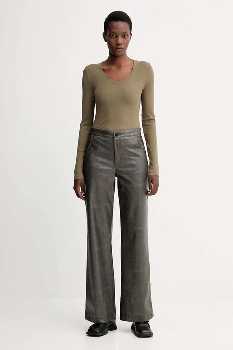 Calvin Klein longsleeve kolor zielony LV044D235G - zdjęcie produktu nr 1
