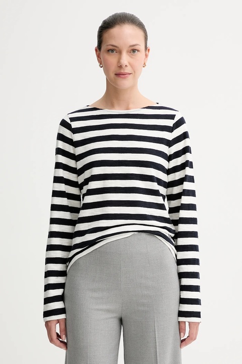 Marc O'Polo longsleeve bawełniany kolor biały 508301452145 - zdjęcie produktu nr 1