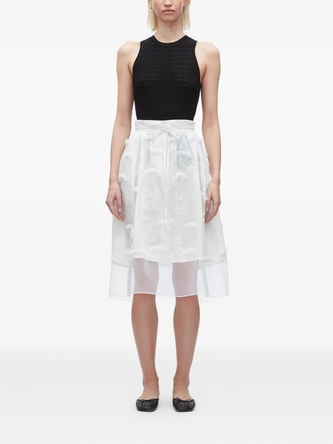 3.1 Phillip Lim embroidered skirt - Neutrals - zdjęcie produktu nr 1