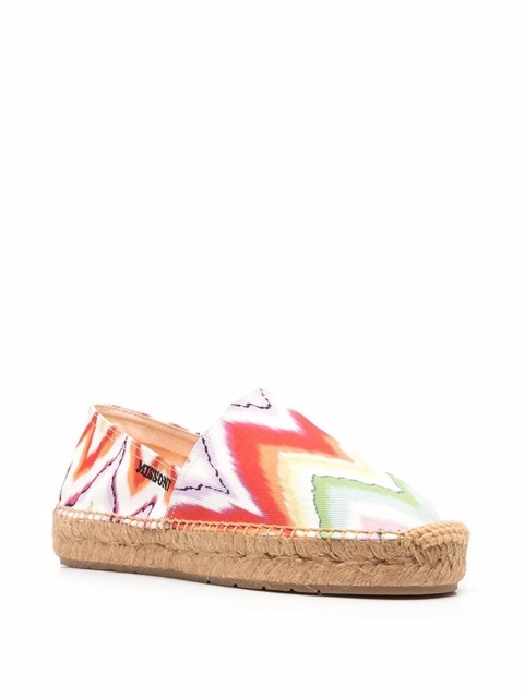 Missoni zigzag-print flat espadrilles - Orange - zdjęcie produktu nr 2