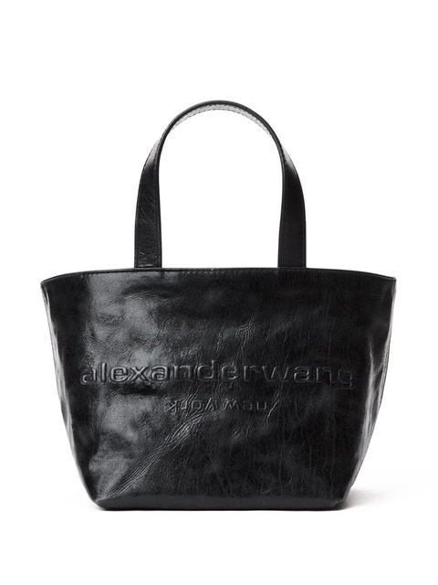 Alexander Wang small Punch leather tote bag - Black - zdjęcie produktu nr 1