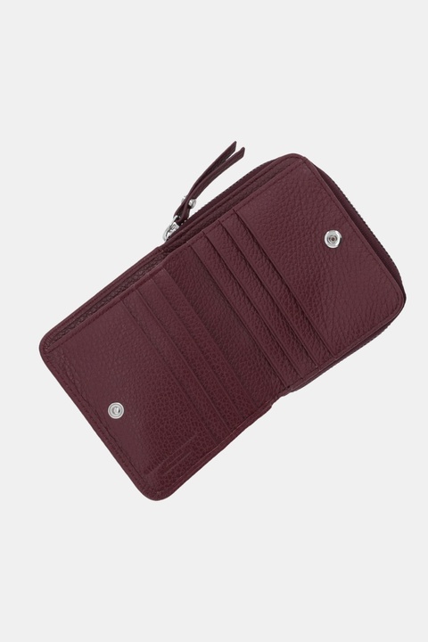 Gianni Chiarini portfel skórzany damski kolor bordowy PF W-4953A GRN - zdjęcie produktu nr 2