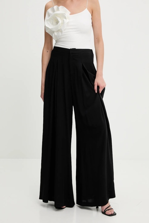 Answear Lab spodnie damskie kolor czarny szerokie high waist - zdjęcie produktu nr 1