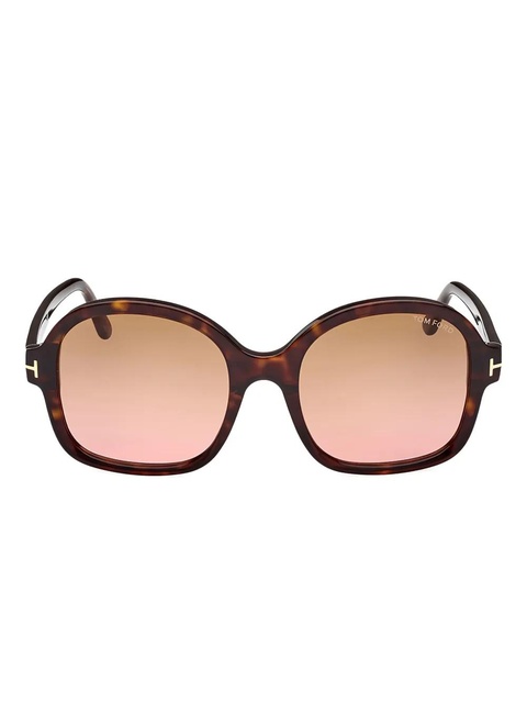 TOM FORD Eyewear oversize-frame sunglasses - Brown - zdjęcie produktu nr 1
