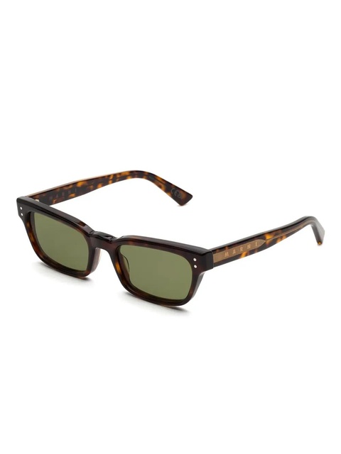 Marni Eyewear Floosa rectangle-frame sunglasses - Brown - zdjęcie produktu nr 2