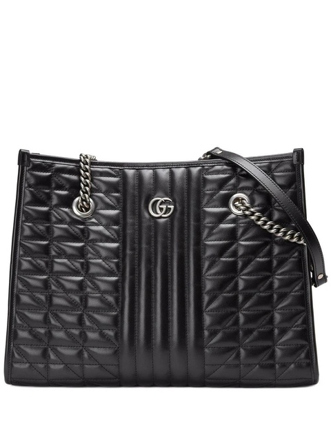 Gucci GG Marmont medium tote bag - Black - zdjęcie produktu nr 1