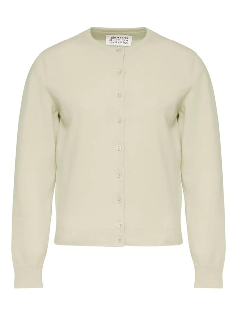 Maison Margiela button-front cardigan - Green - zdjęcie produktu nr 1
