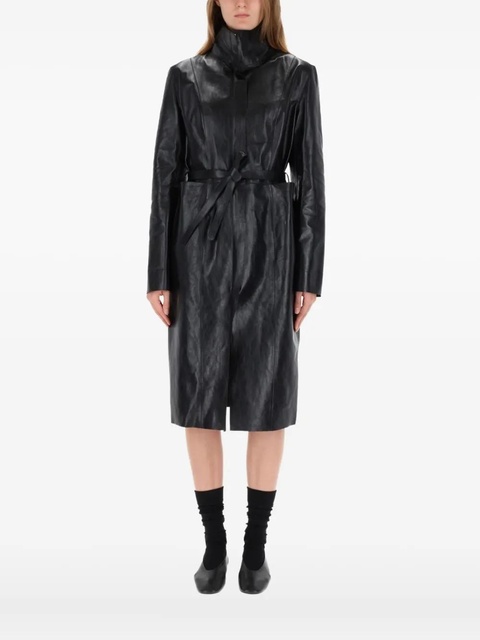 OUR LEGACY belted leather jacket - Black - zdjęcie produktu nr 1