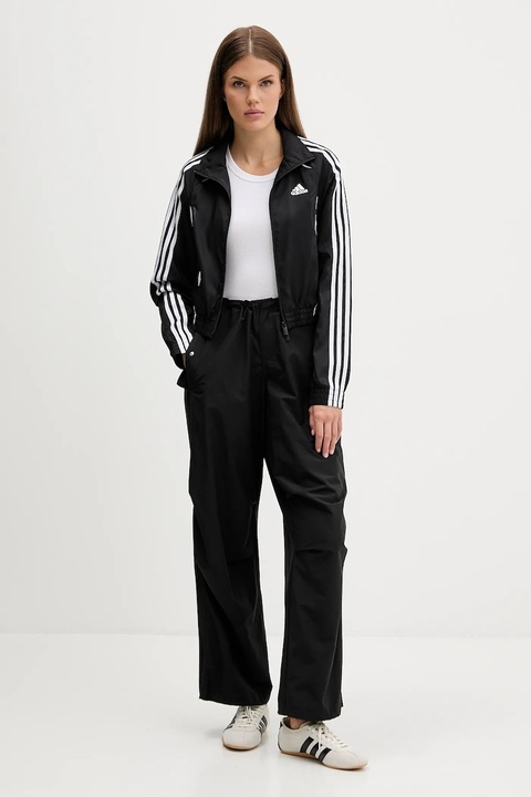 adidas Originals bluza Slim Tracktop damska kolor czarny z aplikacją KE9786 - zdjęcie produktu nr 2