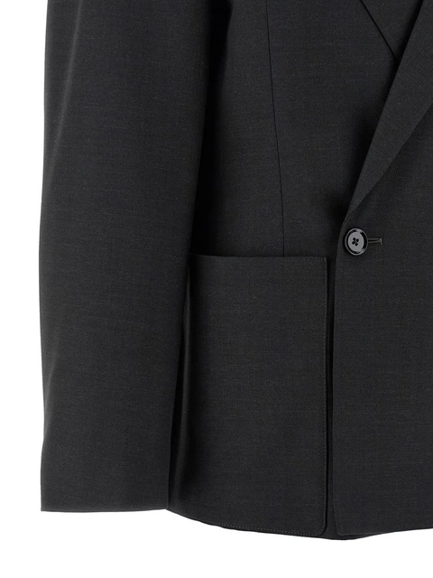 LEMAIRE double-breasted blazer - Black - zdjęcie produktu nr 2
