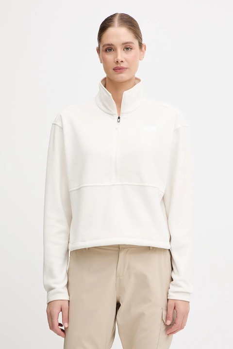 The North Face bluza polarowa damska kolor beżowy gładka NF0A8D2CQLI1 - zdjęcie produktu nr 1