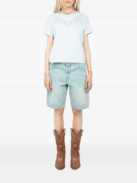 Zadig&Voltaire Alys T-shirt - Blue - zdjęcie produktu nr 2