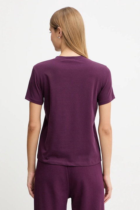Versace Jeans Couture t-shirt damski kolor bordowy 79HAHT05 CJ03T - zdjęcie produktu nr 2