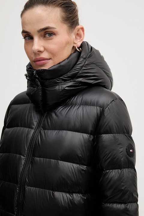 Tommy Hilfiger kurtka puchowa kolor czarny zimowa WW0WW47356 - zdjęcie produktu nr 2