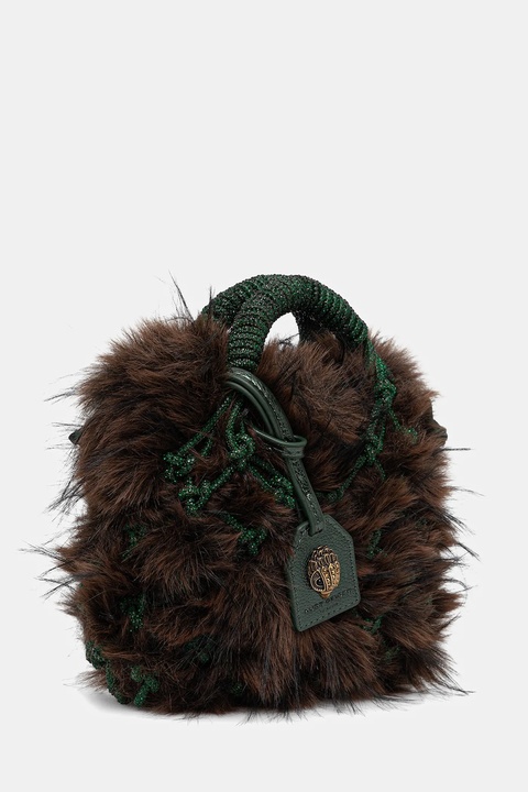 Kurt Geiger London torebka MACRAME CRYSTAL kolor brązowy 2038279999 - zdjęcie produktu nr 2