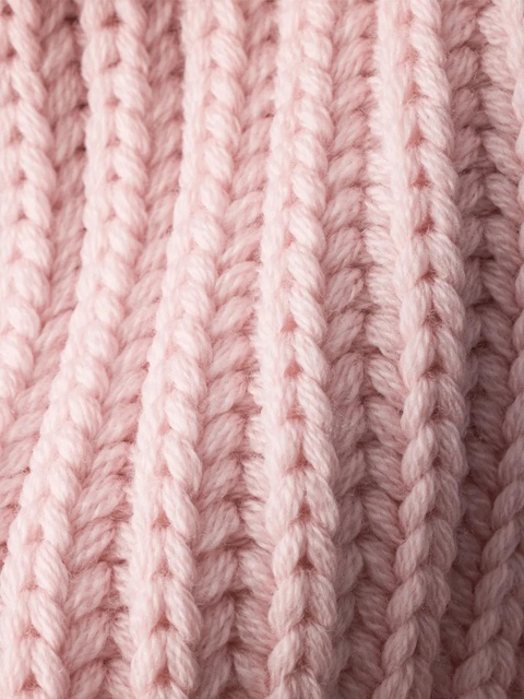 Prada enameled triangle rib knit scarf - Pink - zdjęcie produktu nr 2