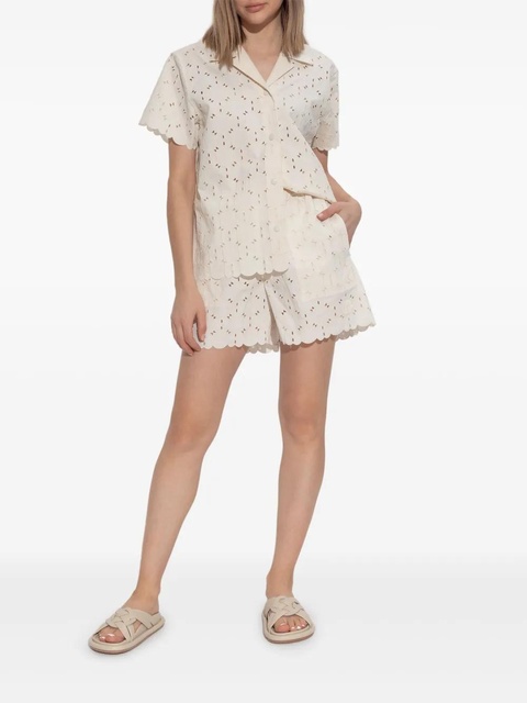 Moncler embroidered shorts - White - zdjęcie produktu nr 2