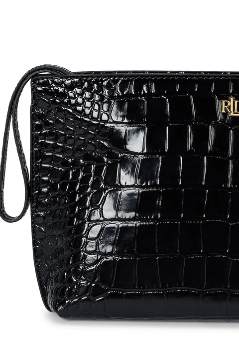 Lauren Ralph Lauren kopertówka skórzana kolor czarny 432969466 - zdjęcie produktu nr 2